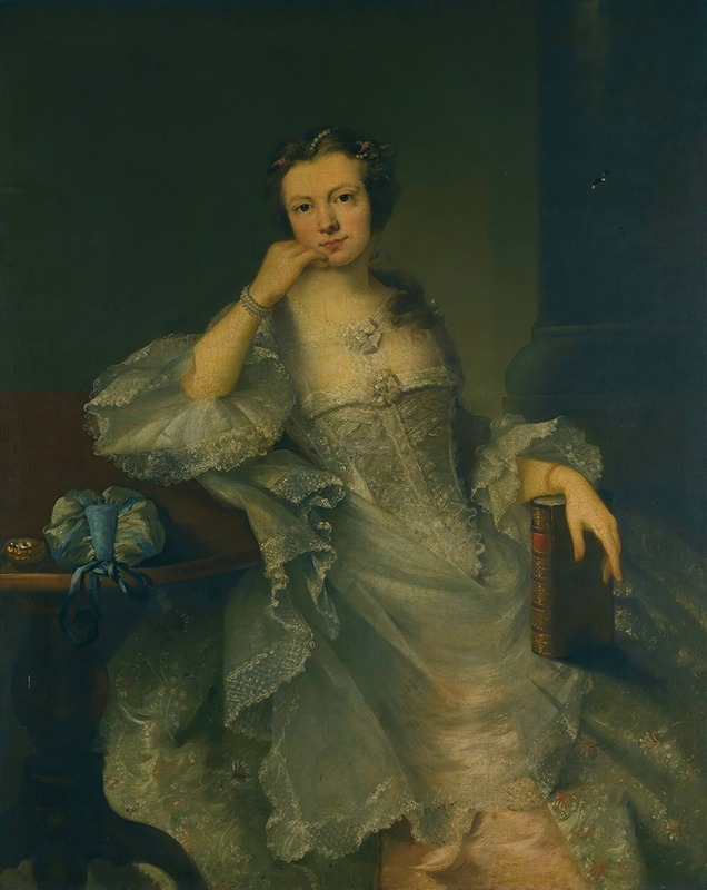 Sir Joshua Reynolds - Portrait Of Miss Bullock