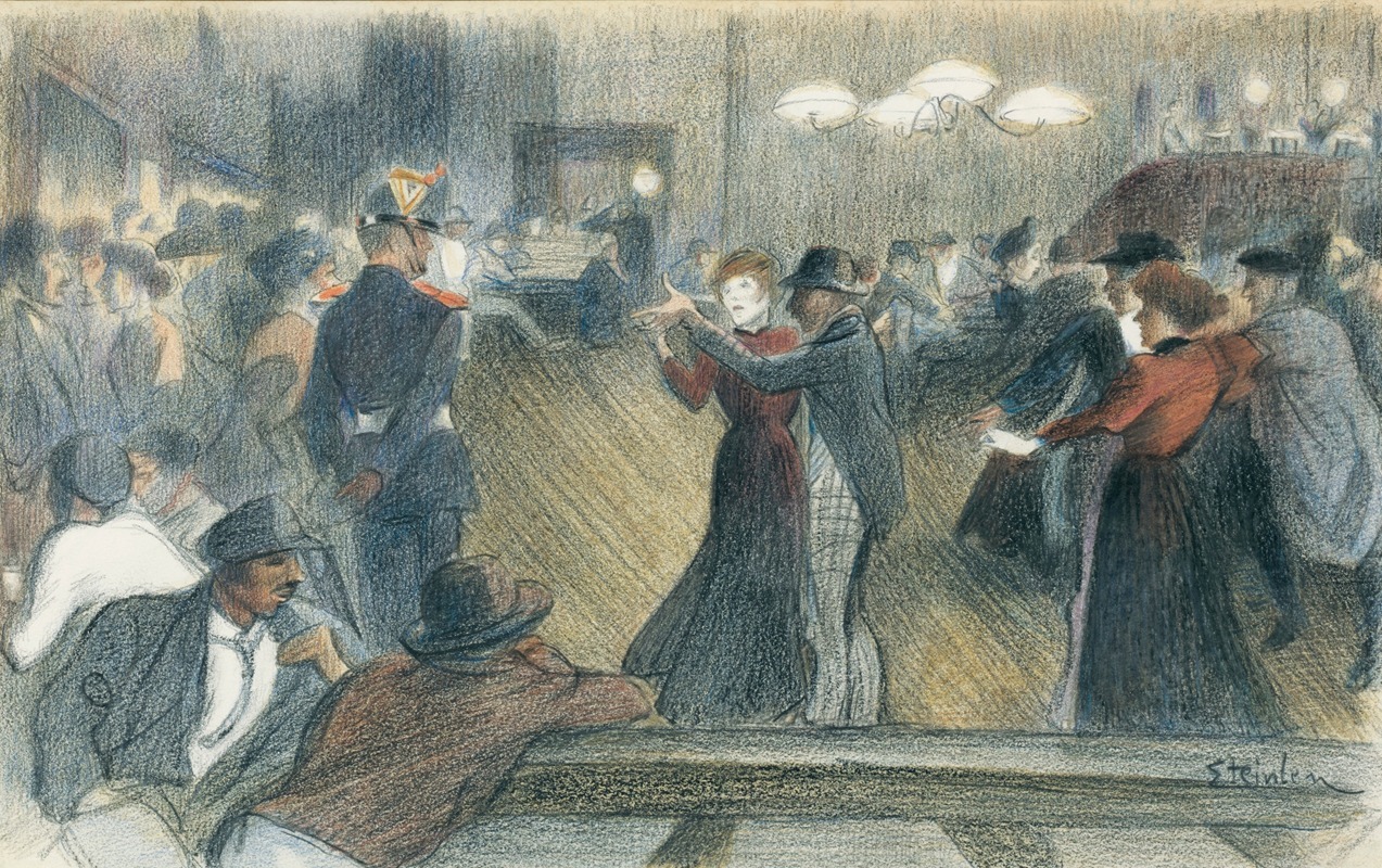 Théophile Alexandre Steinlen - The Dance