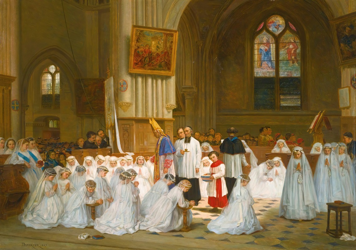 Théophile Duverger - Confirmation À Villiers-Le-Bel