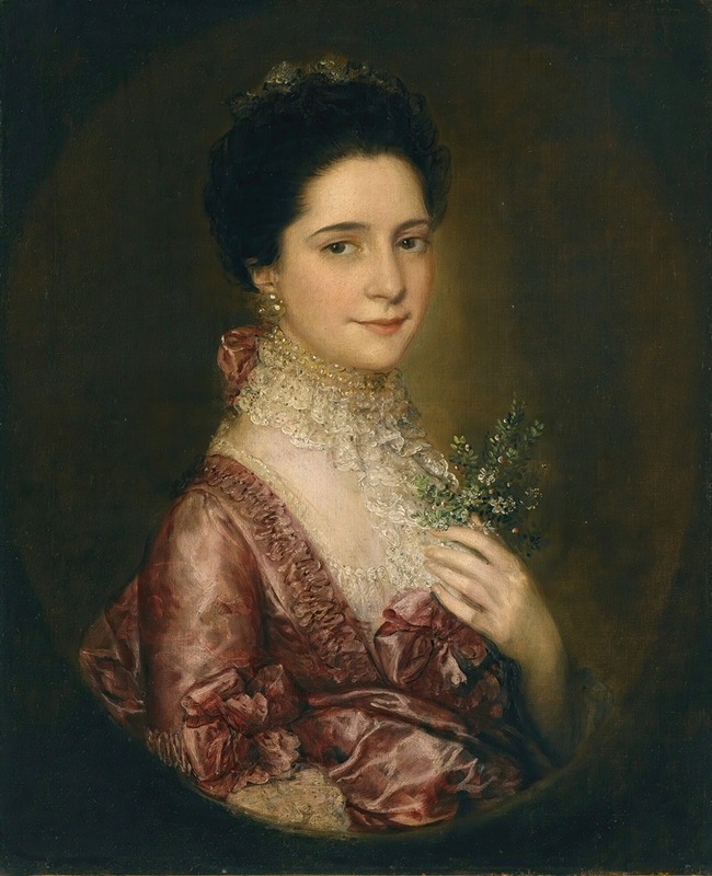 Thomas Gainsborough - Portrait Of Mrs. Richards
