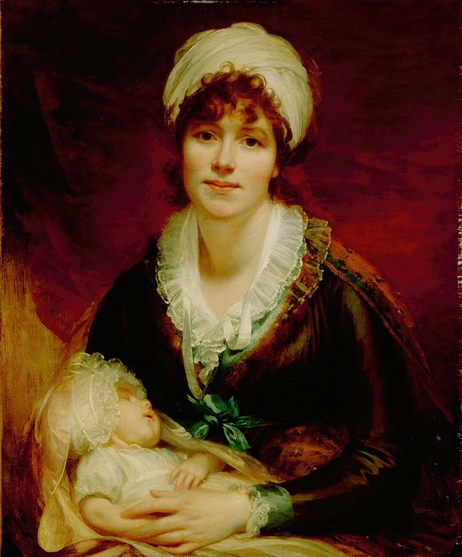 Sir William Beechey - Lady Beechey and Her Baby