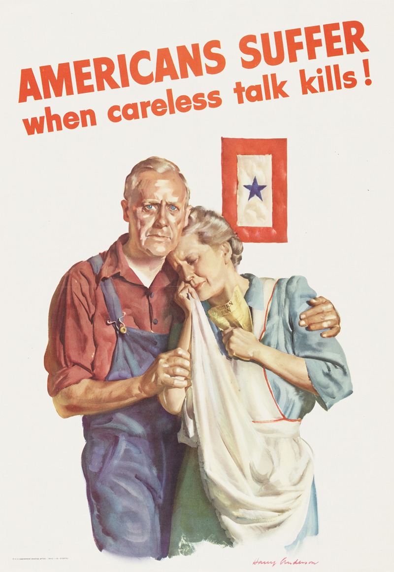 Harry Anderson - Americans suffer when careless talk kills