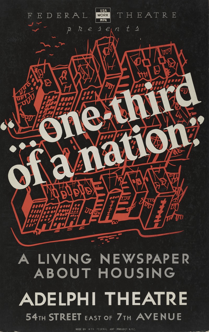 Irving Spellens - Federal Theatre presents ‘… one-third of a nation’