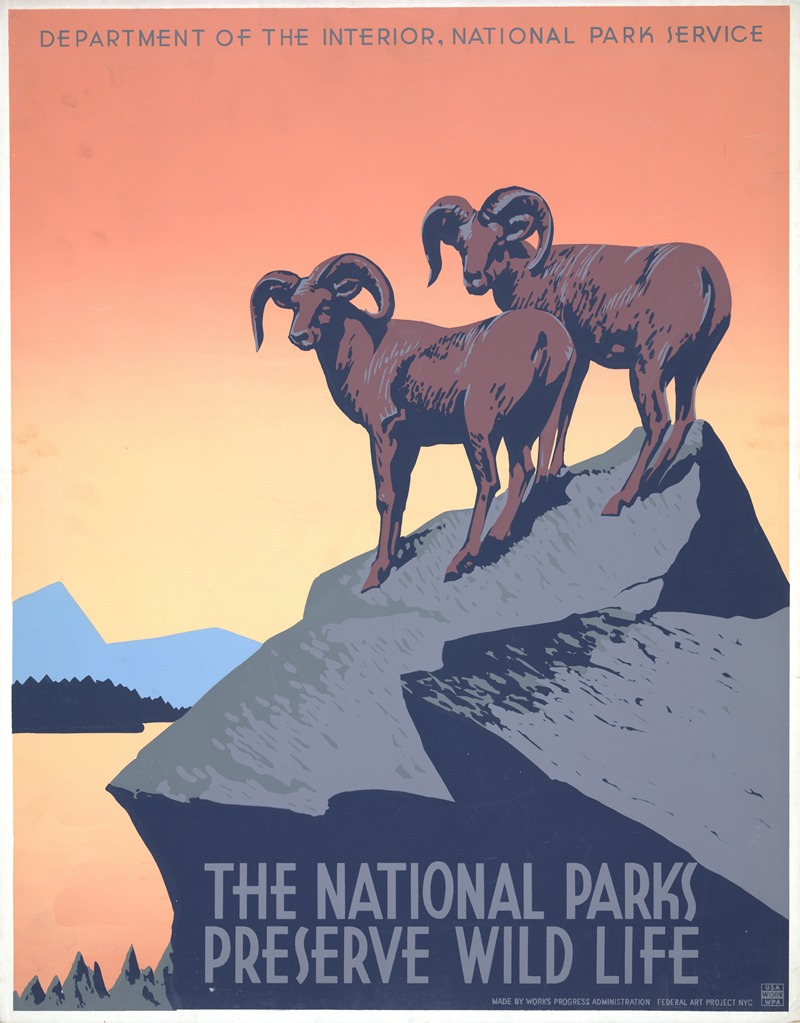 J. Hirt - The national parks preserve wild life