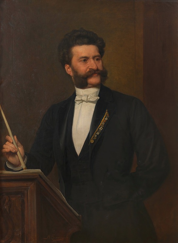 August Eisenmenger - Johann Strauss (Komponist und Dirigent)