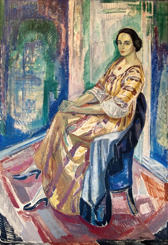 Axel Törneman - Portrait of Mrs. Signe Henschen