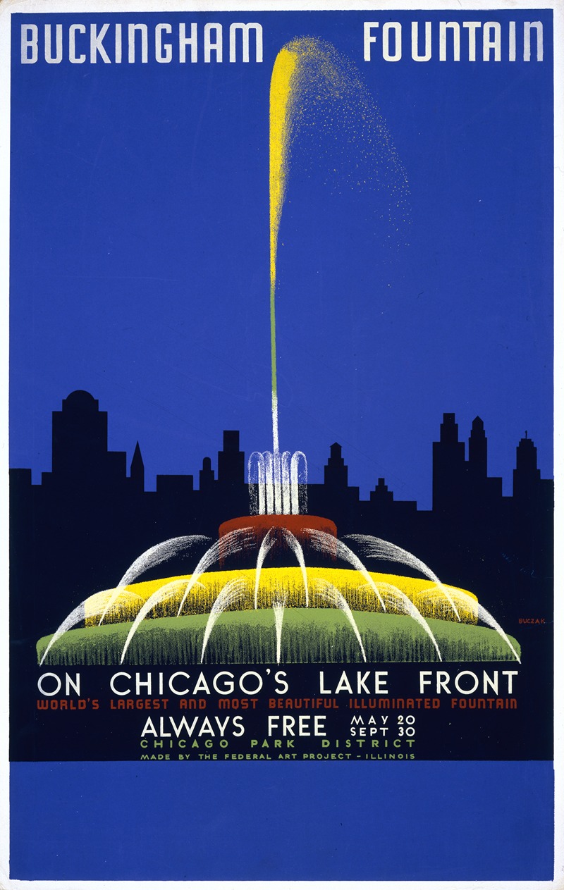 John Buczak - Buckingham Fountain on Chicago’s lake front