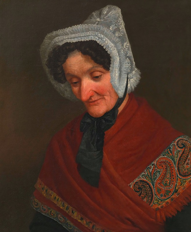 Eduard Gurk - Weibliches Porträt (angebl. Mutter des Malers Eduard Gurk)