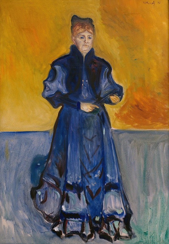 Edvard Munch - Portrait of Mrs. Förster-Nietzsche