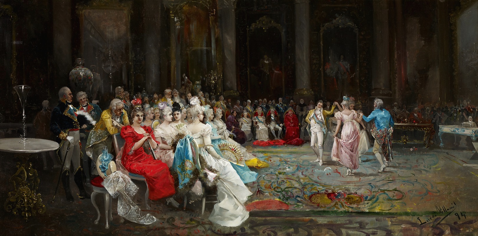 Eugenio Lucas Villamil - Dance at the Palace