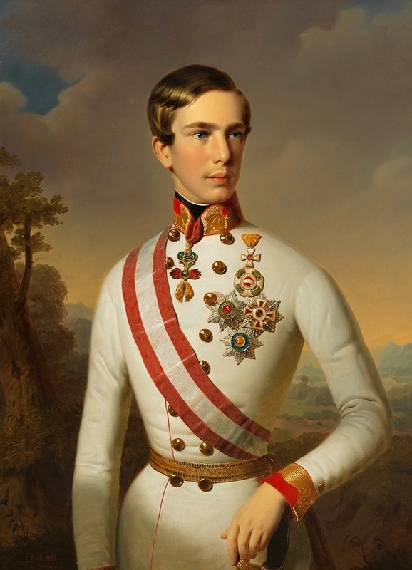 Franz Russ The Elder - Kaiser Franz Joseph I. in Gala-Feldmarschallsuniform