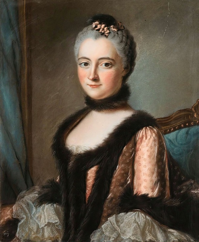 French School - Presumed Portrait Of The Duchesse De Beuvron, Born Rouillé