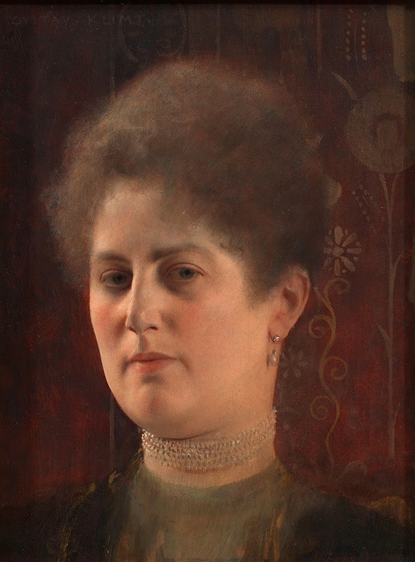Gustav Klimt - Bildnis einer unbekannten Frau (Frau Heymann)