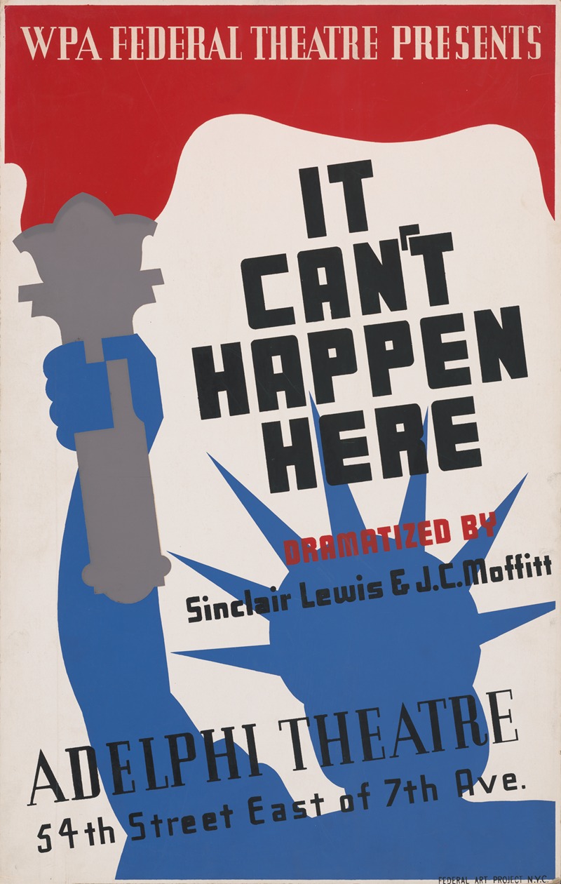 Richard Halls - WPA Federal Theatre presents ‘It can’t happen here’