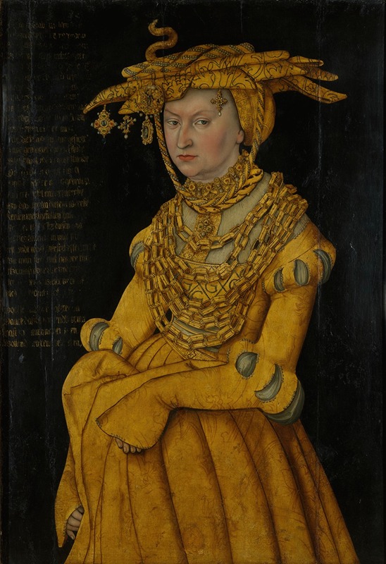 Lucas Cranach the Elder - Portrait of the Duchess Catherine