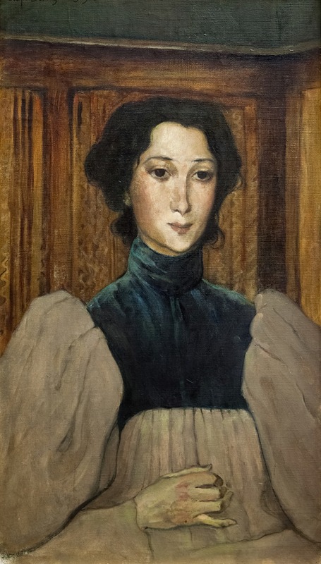 Olof Sager-Nelson - Portrait of Mrs. Jeanne Eriksson nèe Tramcourt
