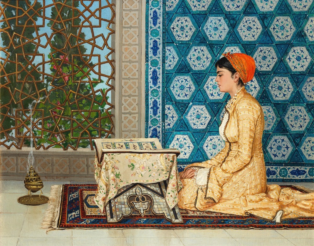 Osman Hamdi Bey - Young Woman Reading