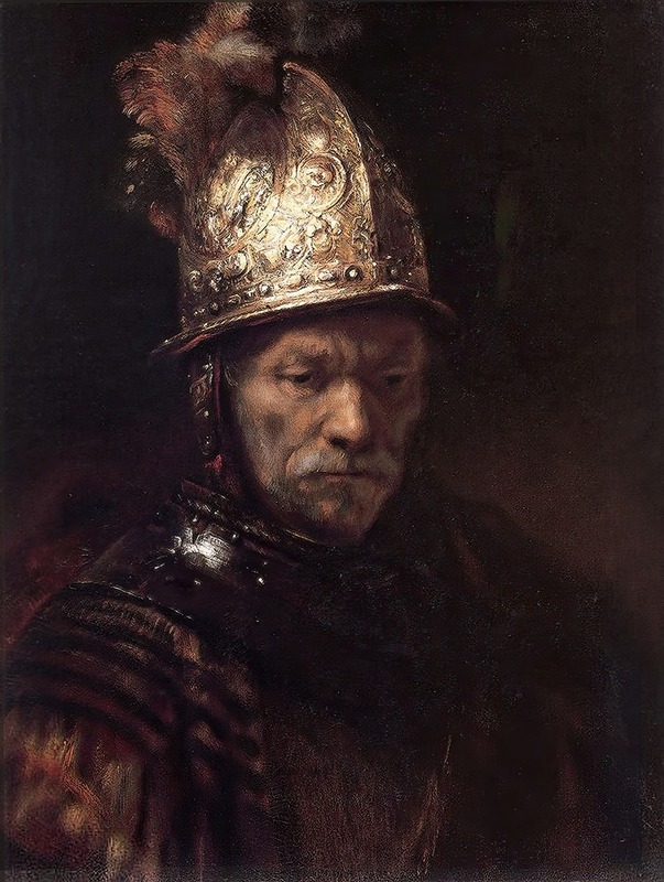 Follower of Rembrandt van Rijn - The Man with the Golden Helmet