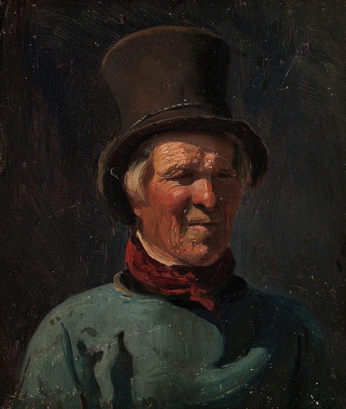 Adolph Tidemand - Man with Hat