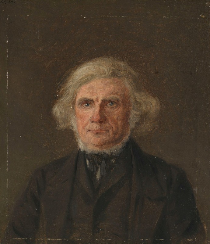 Adolph Tidemand - Old Man, Portrait Study