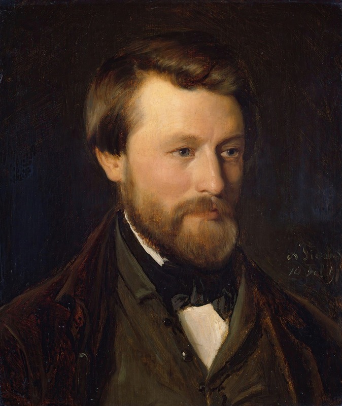 Adolph Tidemand - Portrait of Emil Tidemand, the Artist’s Brother