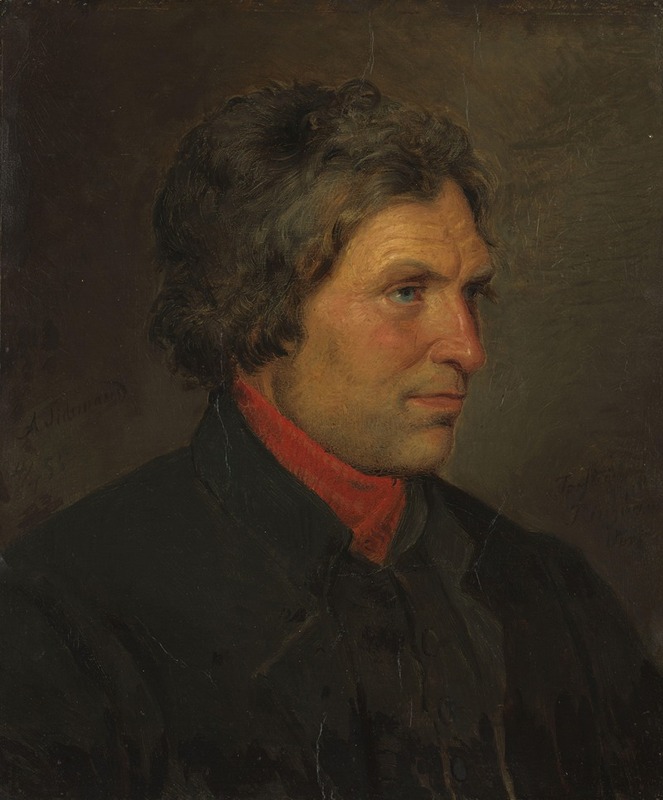 Adolph Tidemand - Portrait of the Farmer Torstein Ringheim from Voss