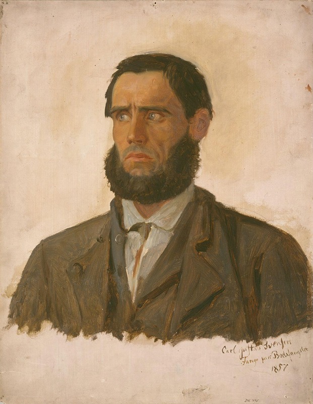 Adolph Tidemand - Portrait of the Prisoner Carl Gustav Svendsen