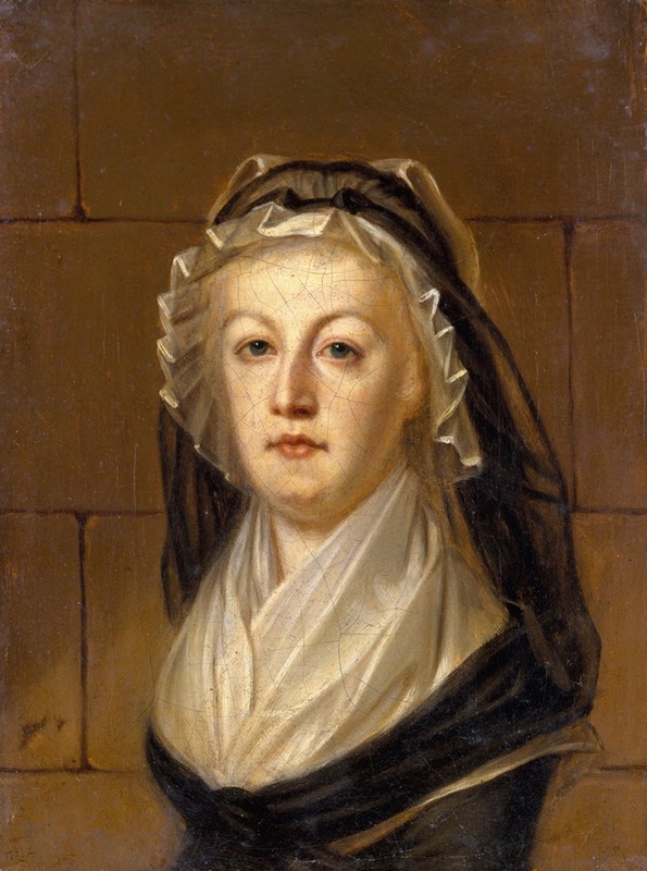 Alexandre Kucharski - Portrait de Marie-Antoinette au Temple