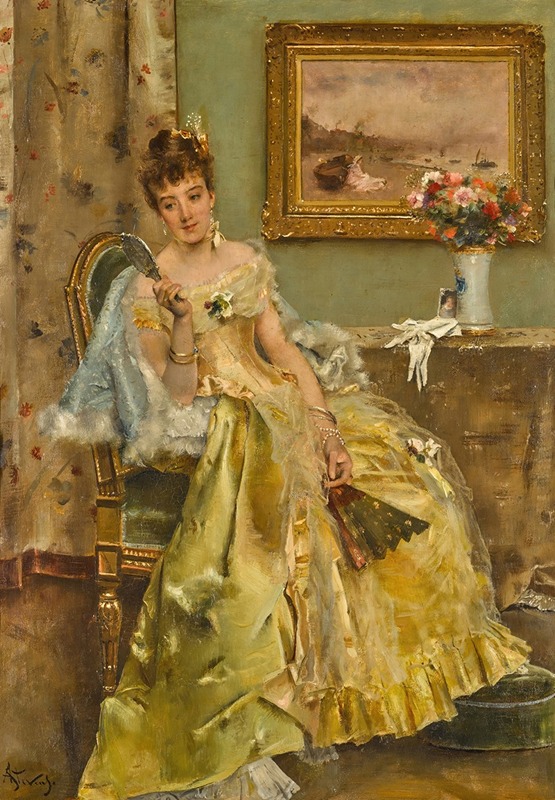 Alfred Stevens - Coquetterie