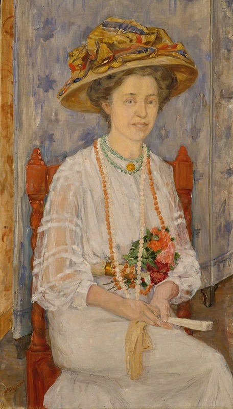 Anders Castus Svarstad - Portrait of Ingeborg Lercke