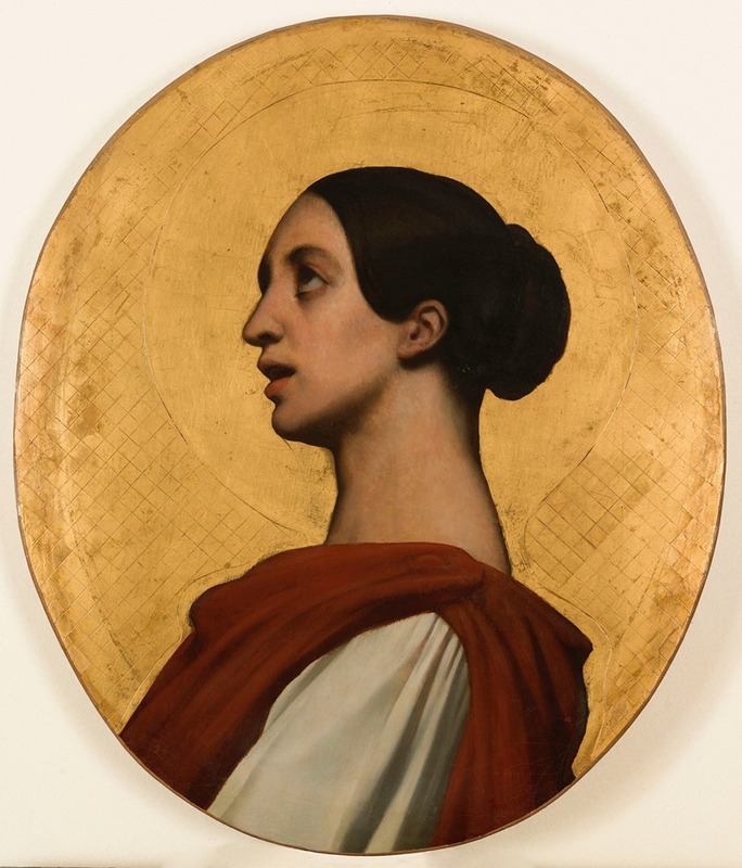Ary Scheffer - Portrait de Pauline Viardot en sainte Cécile