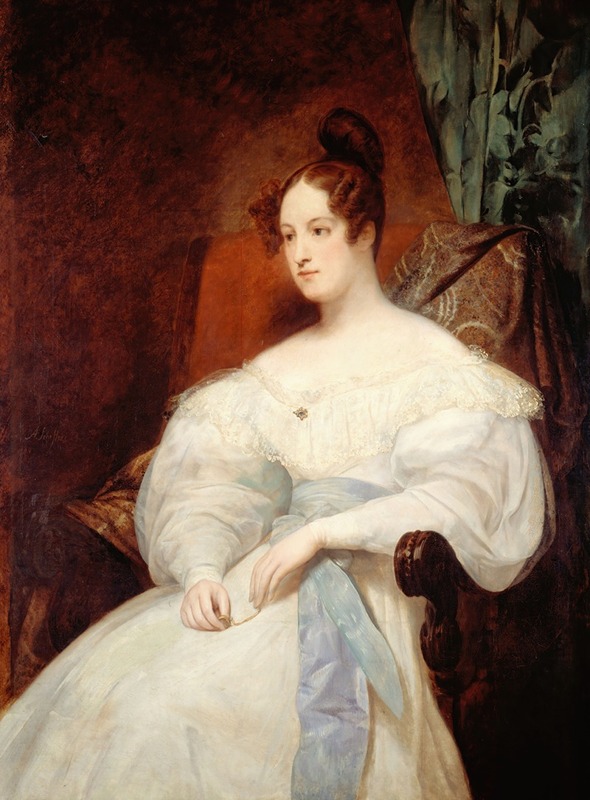 Ary Scheffer - Portrait présumé de la princesse Louise d’Orléans