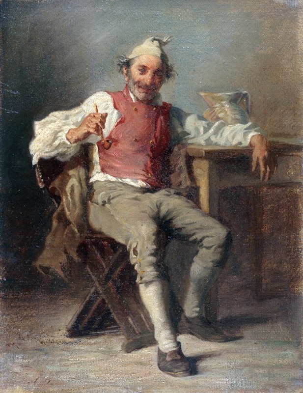 Auguste Dutuit - L’homme à la pipe