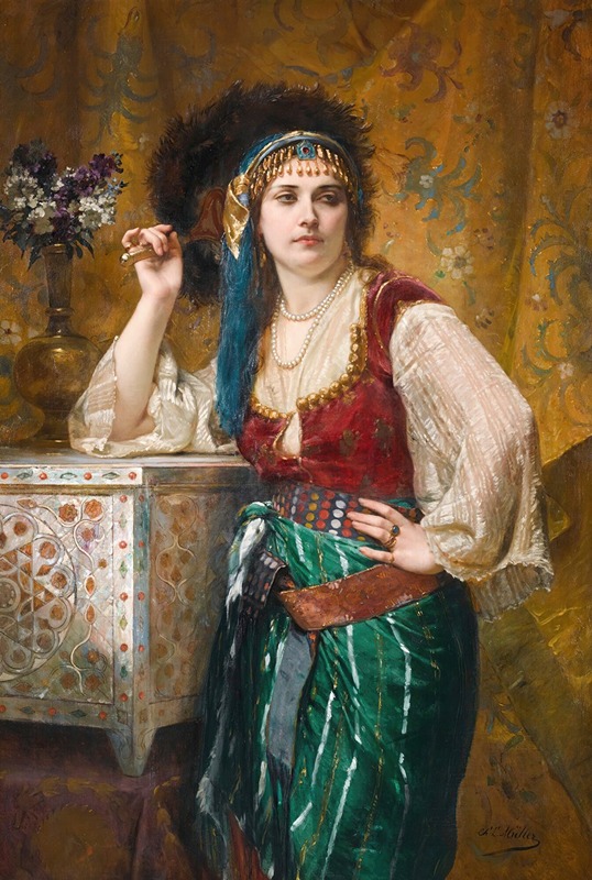 Charles Louis Müller - Odalisque