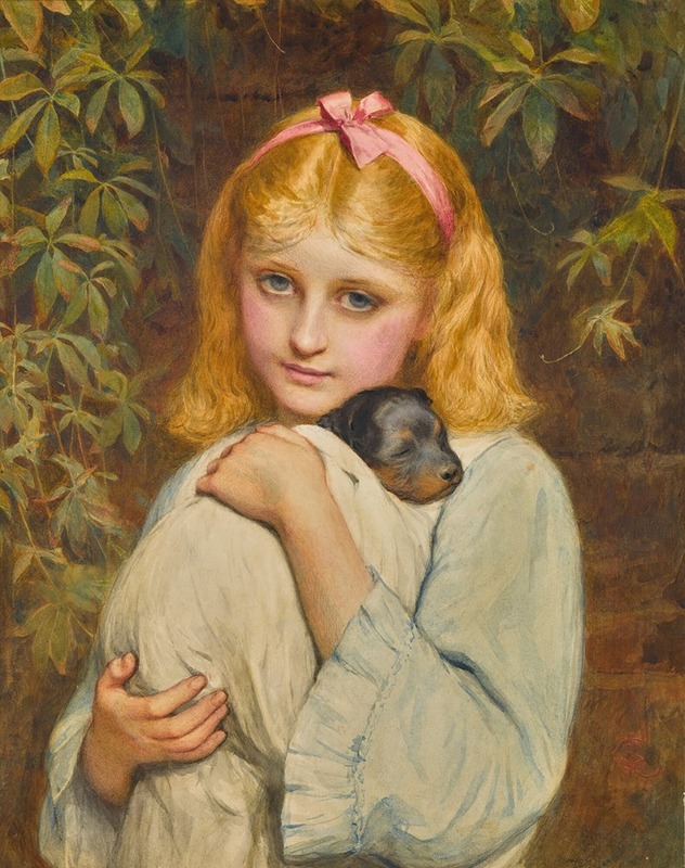 Charles Sillem Lidderdale - The new puppy