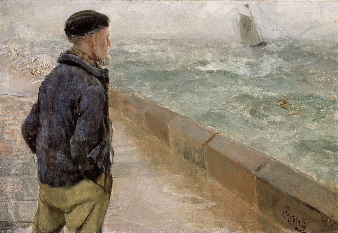 Christian Krohg - A French Sailor