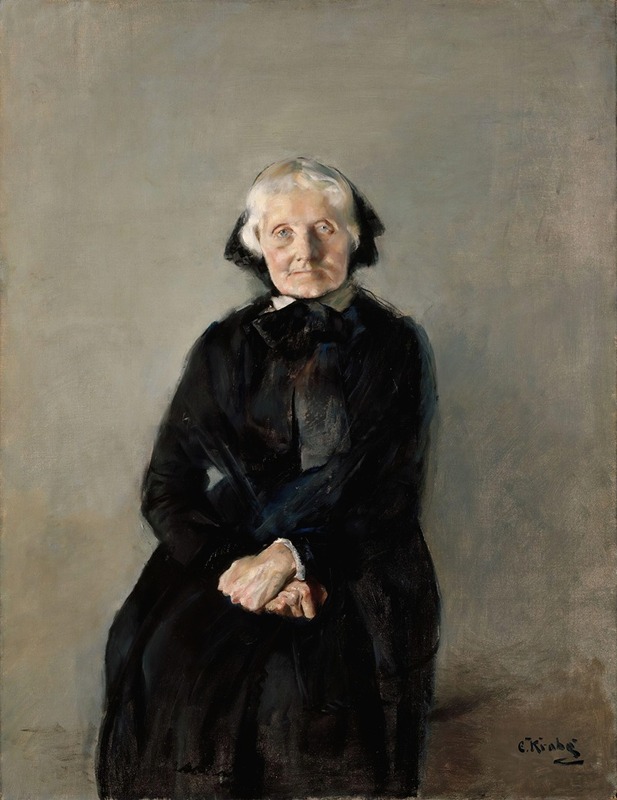 Christian Krohg - Portrait of Marie Krohg, the Artist’s Aunt