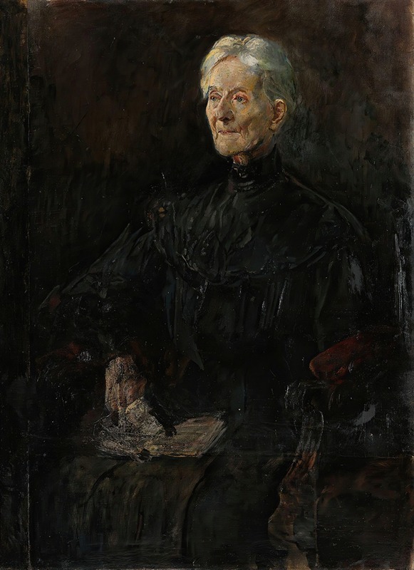 Christian Krohg - Portrait of Mrs. Betsy Gude