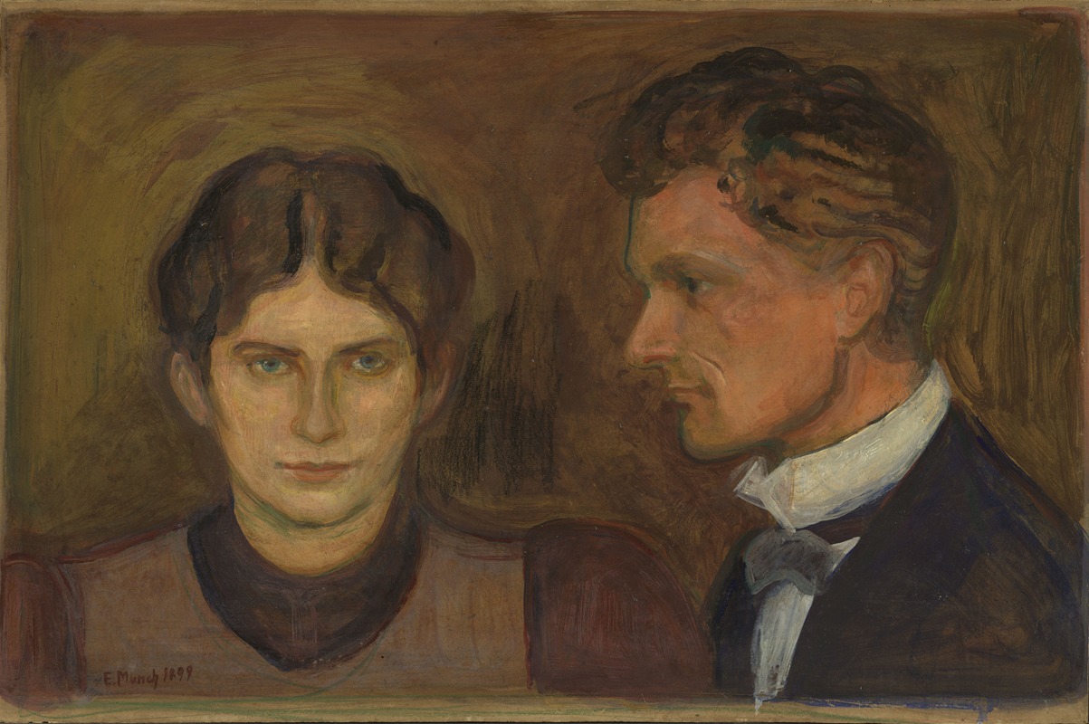 Edvard Munch - Aase and Harald Nørregaard