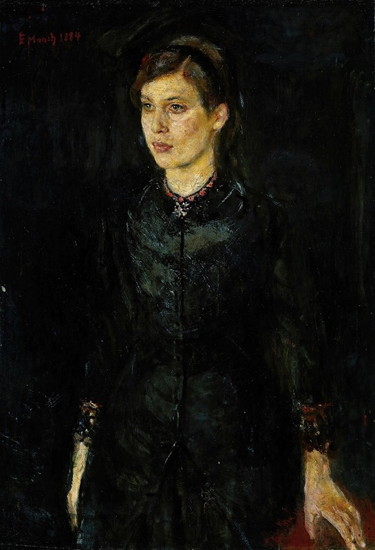 Edvard Munch - Inger in Black