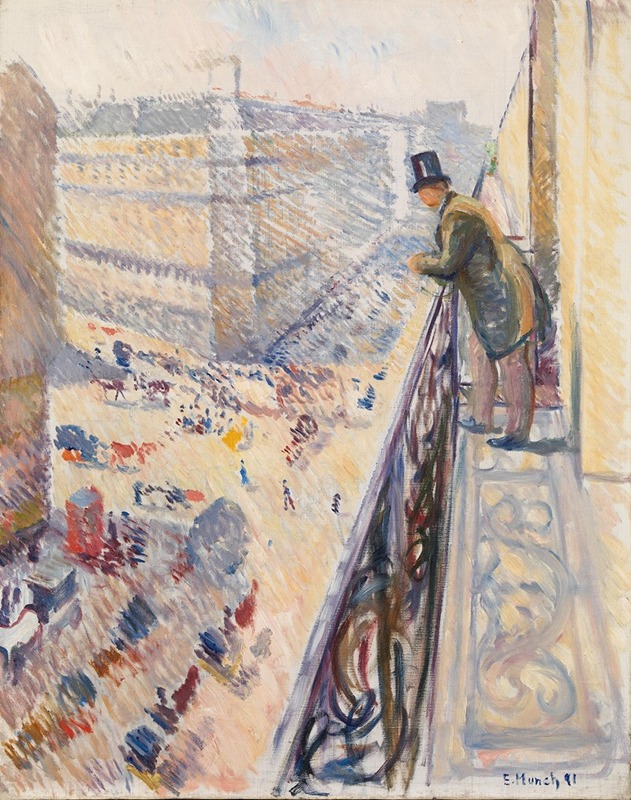 Edvard Munch - Rue Lafayette