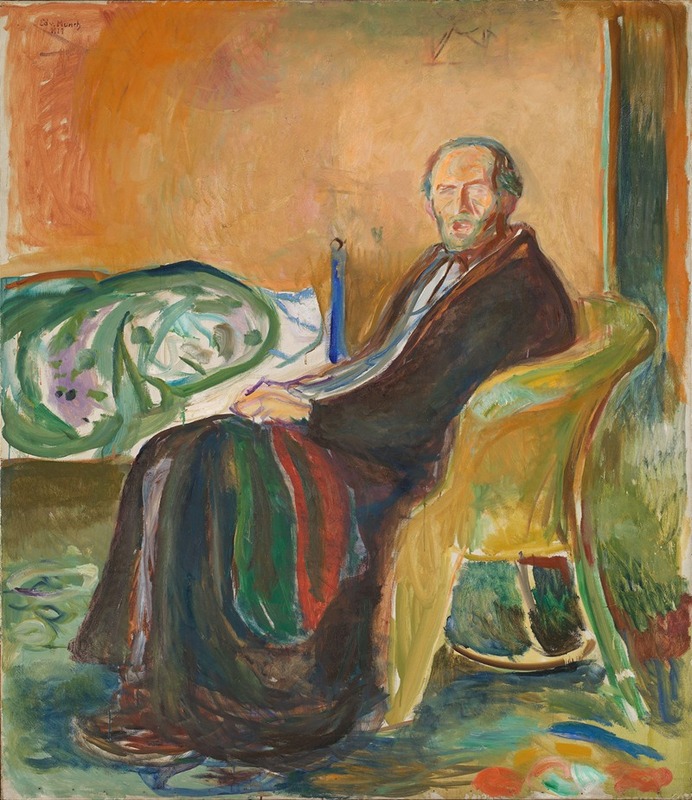 Edvard Munch - Self-Portrait with the Spanish Flu