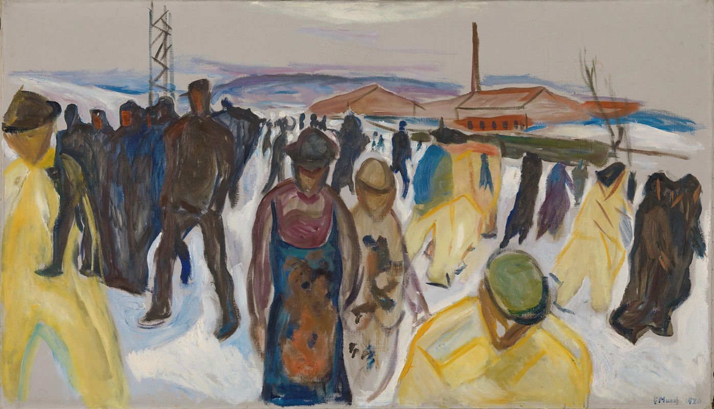 Edvard Munch - Workers Returning Home