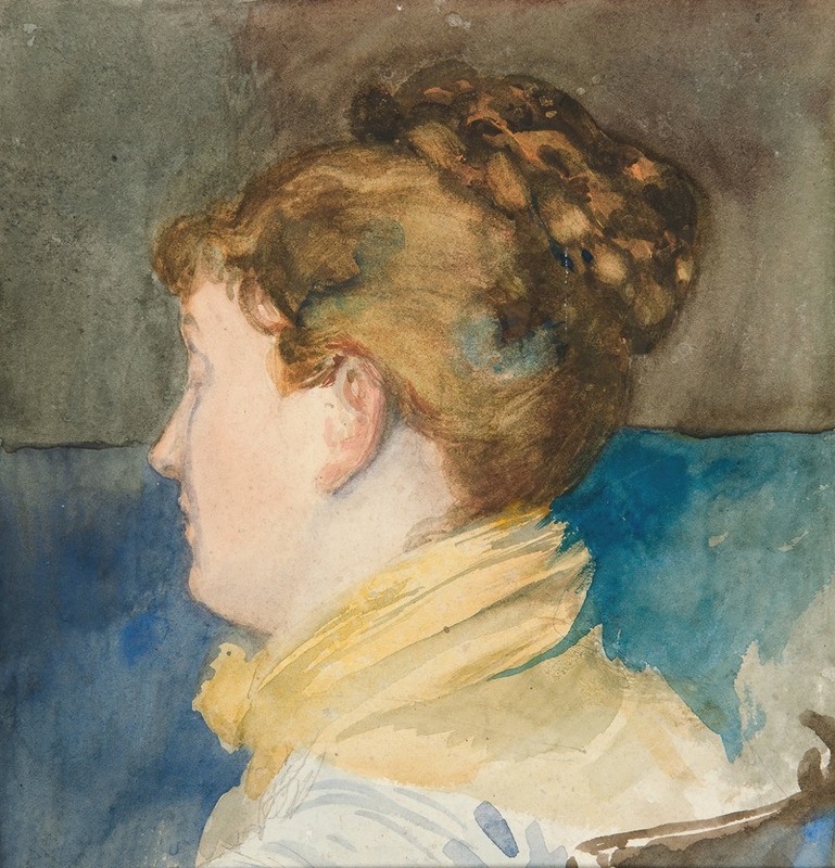 Edwin Austin Abbey - Portrait of Mrs. Abbey
