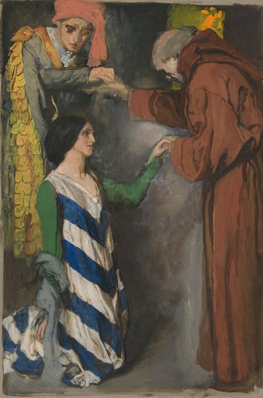 Edwin Austin Abbey - Till holy church incorporate two as one – Act II, Scene VI, Romeo and Juliet