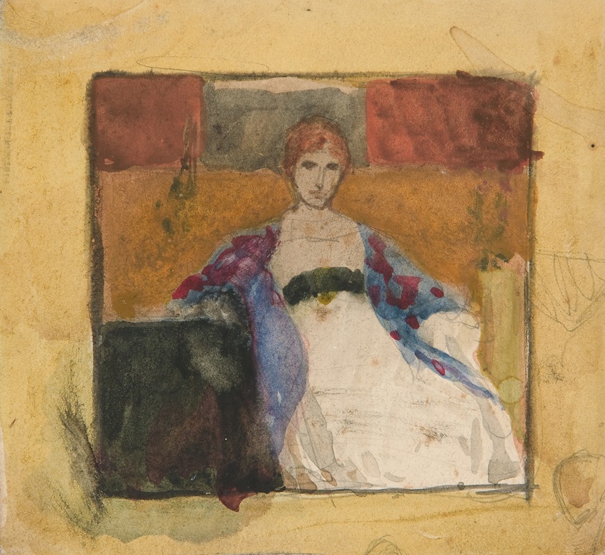 Edwin Austin Abbey - Woman seated