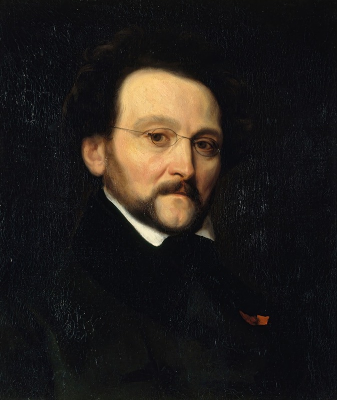 Emile Champmartin - Portrait de Léon Cogniet (1794-1880), peintre