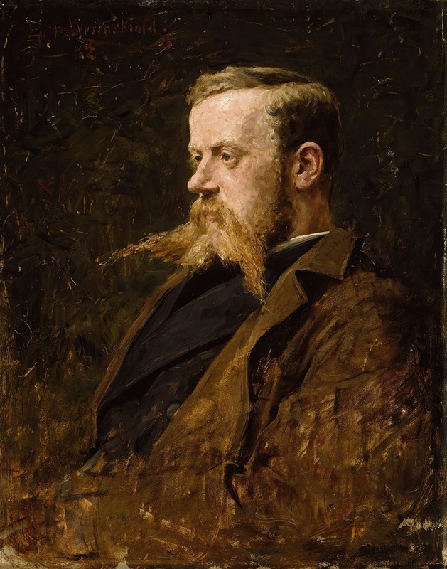 Erik Werenskiold - Portrait of the Painter Nikolai Ulfsten