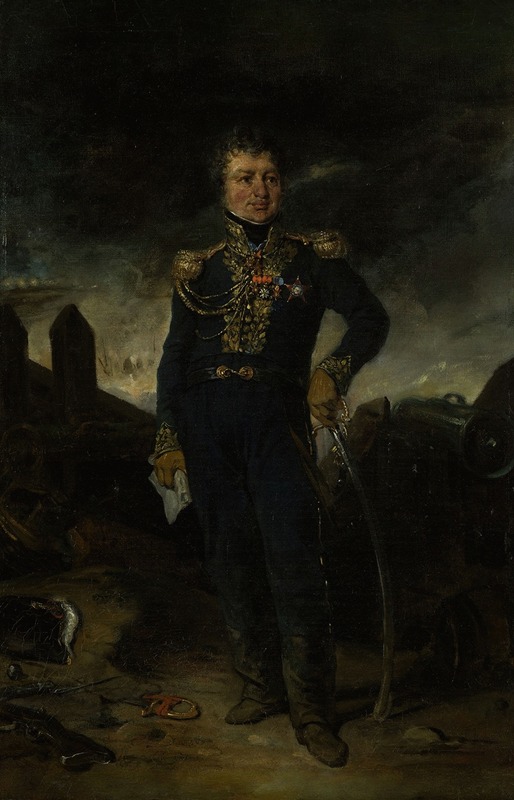 Eugène Devéria - Portrait du général Joseph-Léopold Sigisbert Hugo