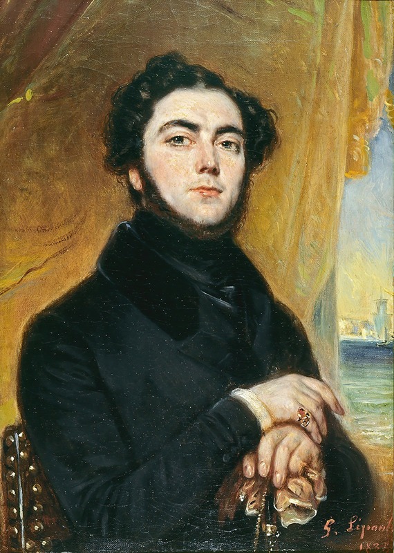 François-Gabriel-Guillaume Lépaulle - Portrait d’Eugène Sue (1804-1857), romancier